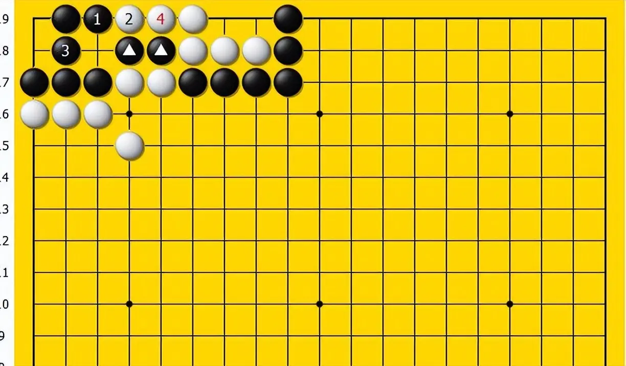 是黑棋有眼, 颗白棋来长, 的要点
