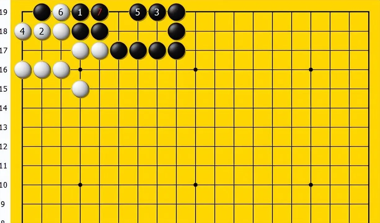 白棋的对弈